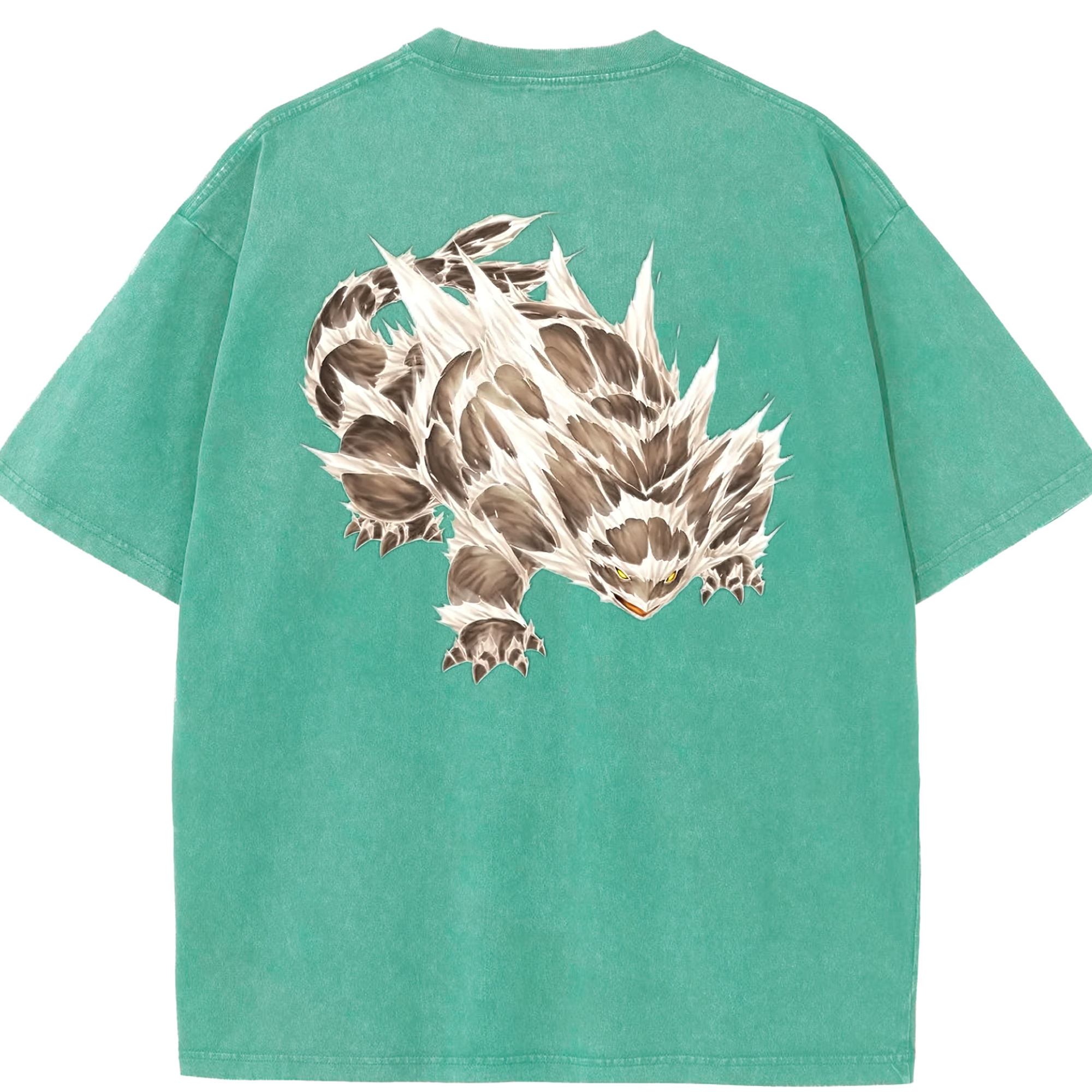 （画像用） 遊☆戯☆王 Yu-Gi-Oh! 綿100% ヴィンテージ風 半袖Tシャツ（背面プリント）